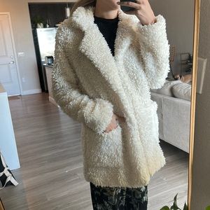 White Teddy Coat